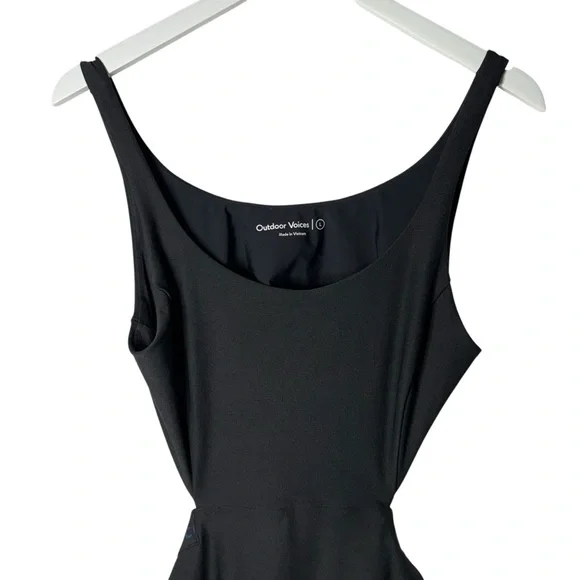 Outdoor Voice Court Cutout Tennis Dress Black Size Large - Picture 7 of 11